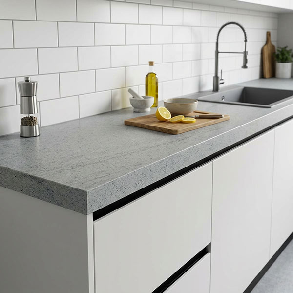 Pircher TOP Cucina Basalto Cenere Idrorepellente MM38X600X3050 - PIRCHER OBERLAND - Immagine 3